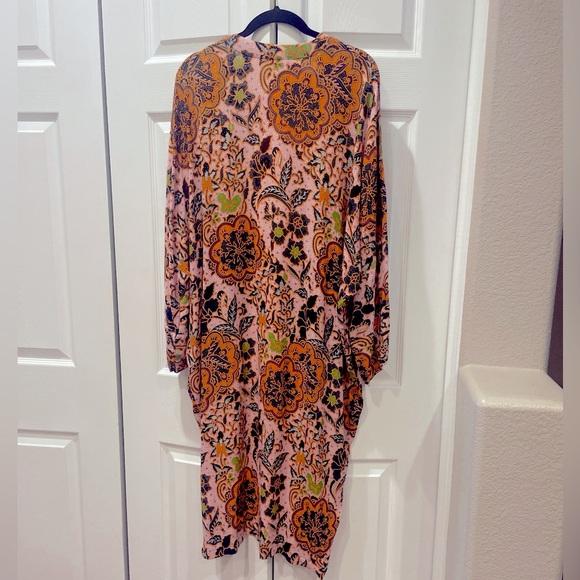 Anthropologie Bel Kazan Pink/Rose Kimono - Picture 5 of 5